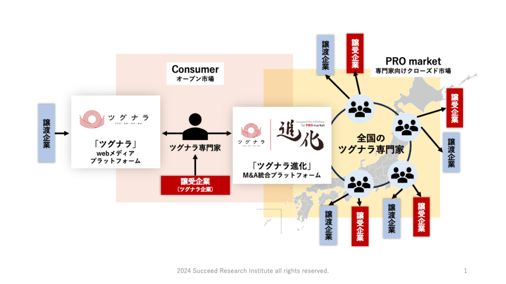 ツグナラ進化 概念図